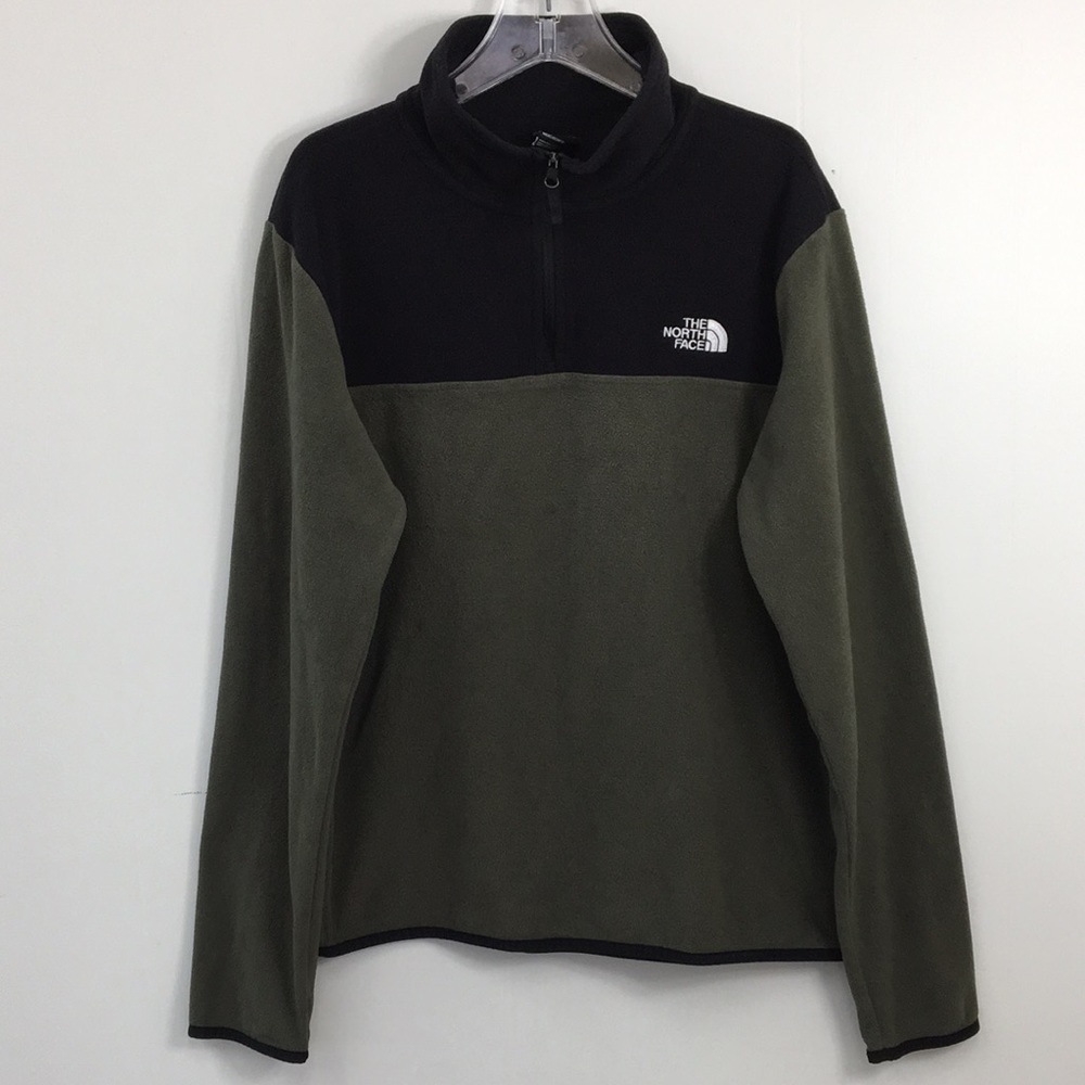 The North Face Mens Quarter Zip Fleece Pull Over Size S EXCELLENT Condition